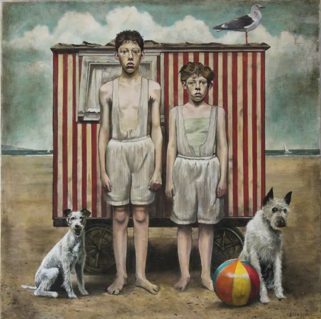 At The Beach — painting by Allen Egan