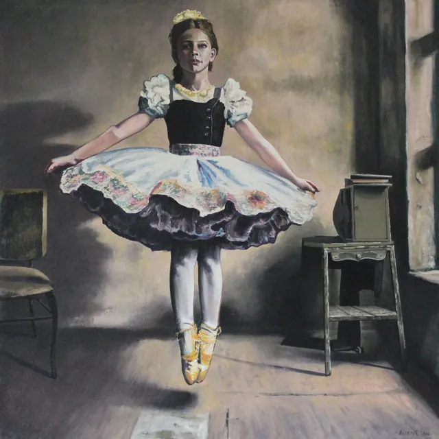 Dancer in the Attic — painting by Allen Egan