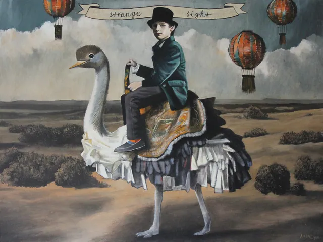 Strange Sight — painting by Allen Egan