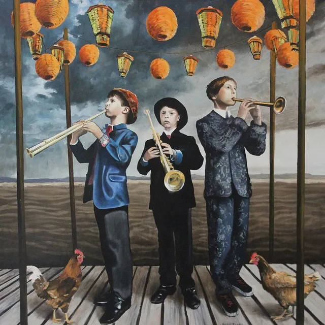 The Festival — painting by Allen Egan