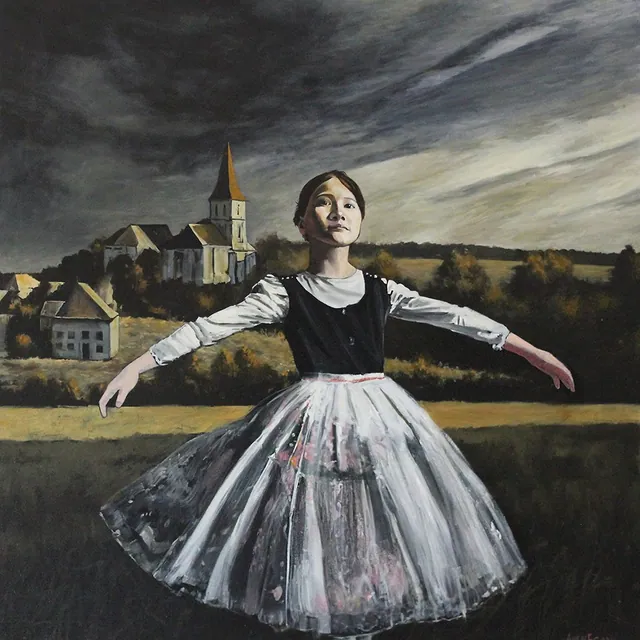 Evening Bird — painting by Allen Egan