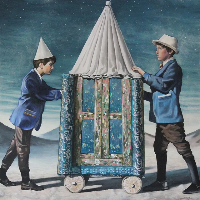 Push Me Push You — painting by Allen Egan