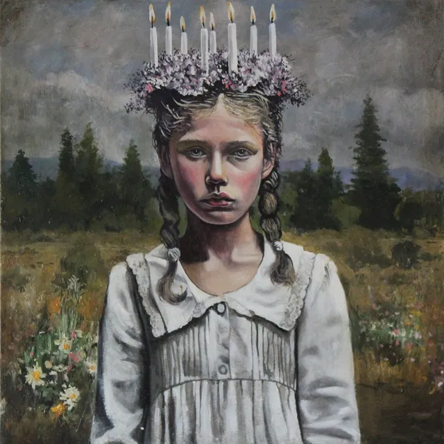 Midnight Sun — painting by Allen Egan