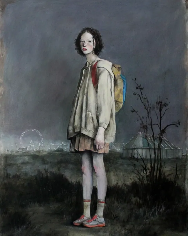Going To The Fair — painting by Allen Egan
