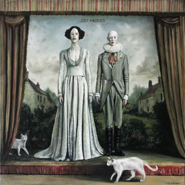 Just Married (The Wedding) — painting by Allen Egan