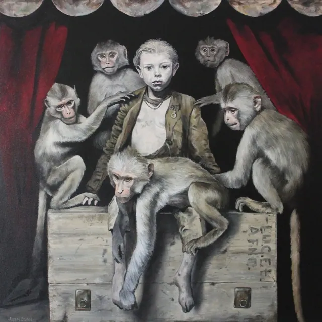 Monkey Business — painting by Allen Egan