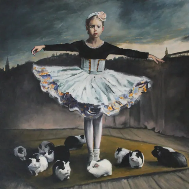 The Audience — painting by Allen Egan