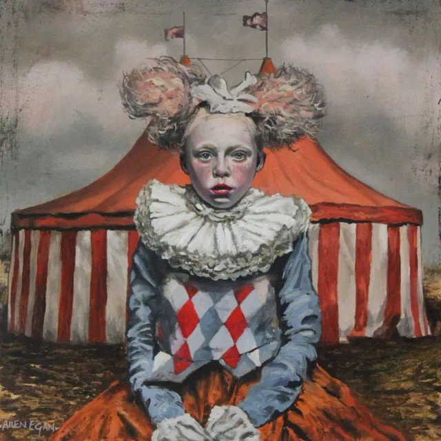 The Harlequin — painting by Allen Egan
