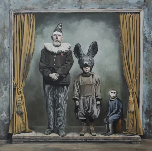 The Performers Guild — painting by Allen Egan