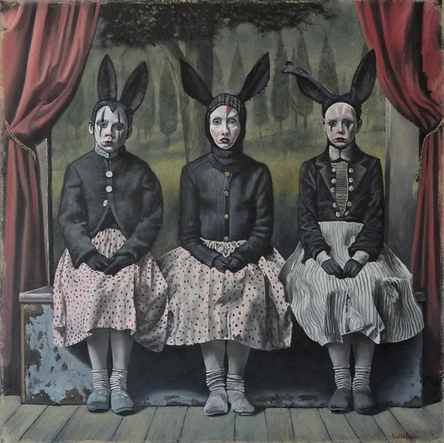Three Sisters — painting by Allen Egan